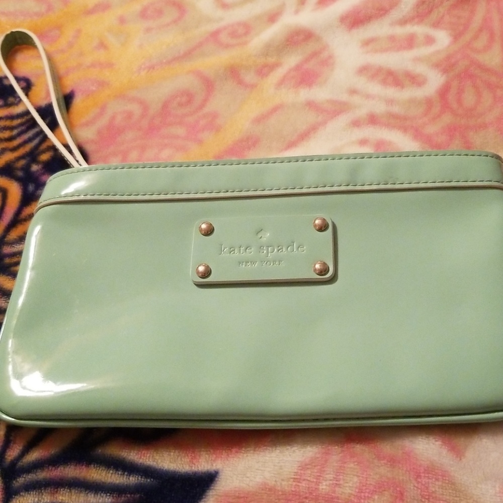 kate spade Mint Green Clutch